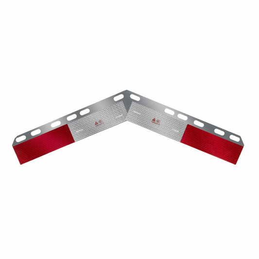24" Angled Aluminum Reflector Bar Fit Flap Hanger/Pair