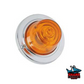 Cylindrical Clearance / Side Marker Light (Amber) (6 PC PACK)