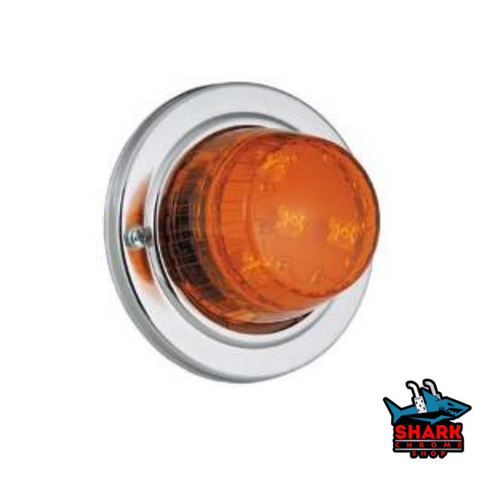 LED Cylindrical Clearance / Side Marker Light (Amber)