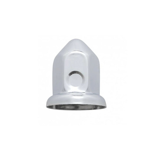 Iron chromed Push-On Lug Nut cover Hex size:33mm Height: 60mm Width: 50mm