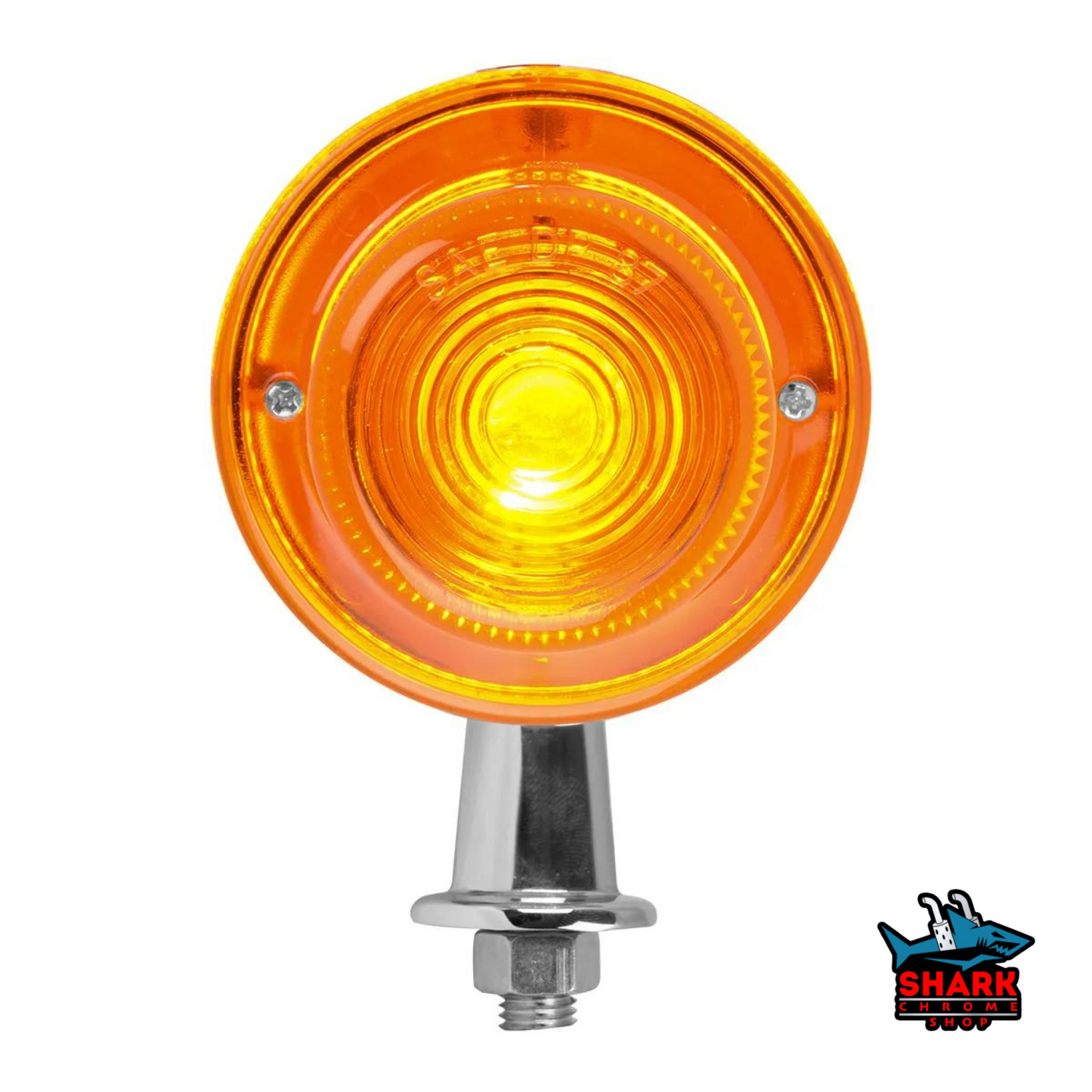 2-1/8" AMBER TANKER LIGHT, 2 WIRES