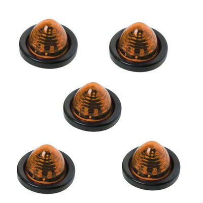 LED 2.5" Beehive Clearance / Side Marker Light 5 PACK FREE SHIPPING !!