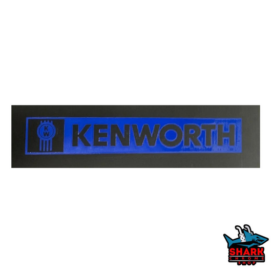Kenworth Blue Mud Flap 24x6