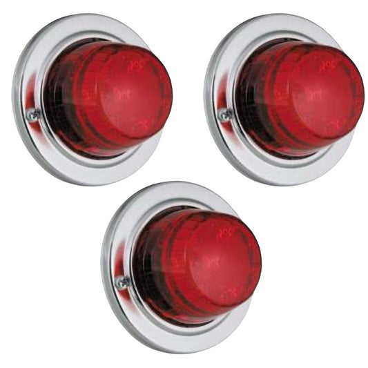 LED Cylindrical Clearance / Side Marker Light (Red) 3 PACK FREE SHIPPING !!