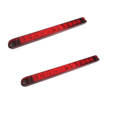 17" In 11 LED Sealed Light Bar Strobe (Red) 2 PACK FREE SHIPPING !!