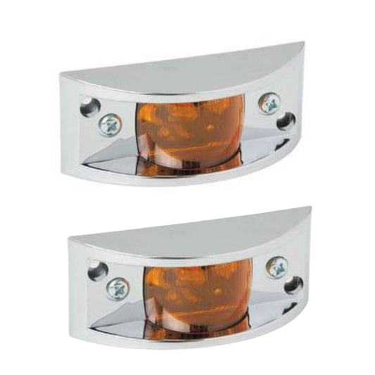 Armored Clearance / Side Marker Light (Amber) 2 PACK FREE SHIPPING !!