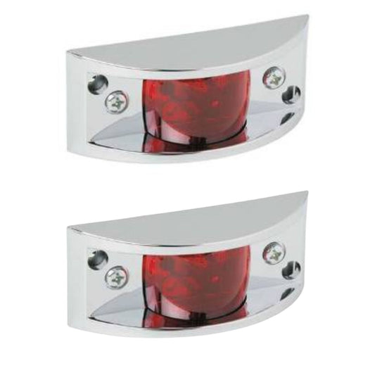 Armored Clearance / Side Marker Light  (Red) 5 PACK FREE SHIPPING !!