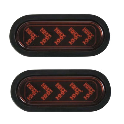 LED Oval Arrow Turn Signal Light 2 PACK FREE SHIPPING !!