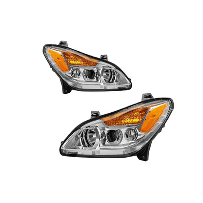 KENWORTH T680 NEXT GEN(2021-2023+) LED  HEADLIGHT ASSEMBLY CHROME