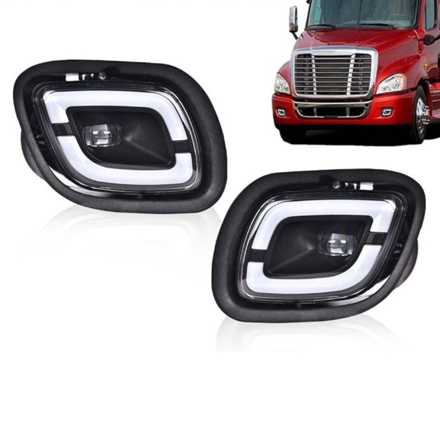 Freightliner Cascadia LED Foglight Models (2007-2018) (Sold Individually)