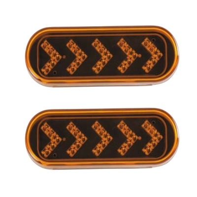 LED Oval Arrow Turn Signal Light 2 PACK FREE SHIPPING !!