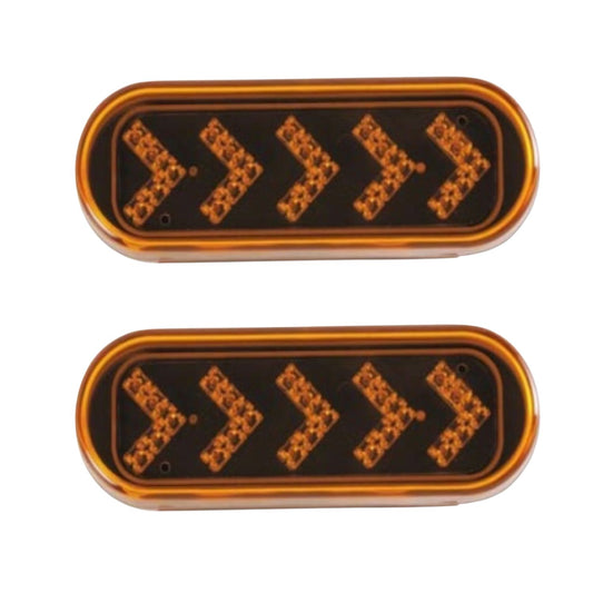 LED Oval Arrow Turn Signal Light 2 PACK FREE SHIPPING !!