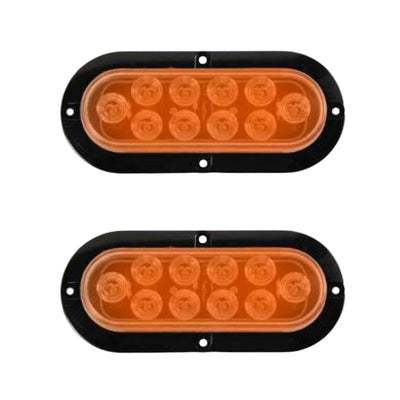 LED 6" Oval Turn Signal 2 PACK FREE SHIPPING !!