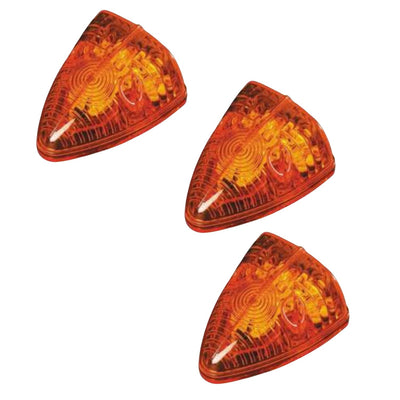 Triangle LED Cab Marker Light (Amber) 3 PACK FREE SHIPPING !!