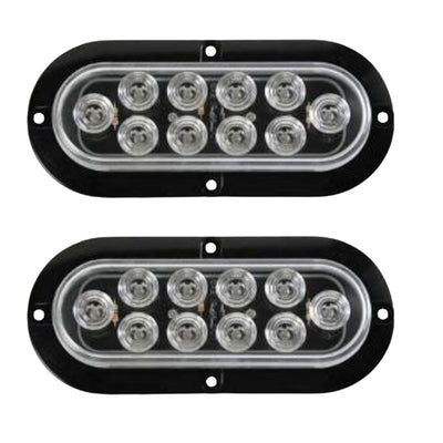 LED 6" Oval Turn Signal Light 2 PACK FREE SHIPPING !!