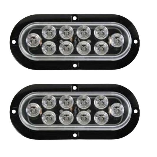LED 6" Oval Turn Signal Light 2 PACK FREE SHIPPING !!