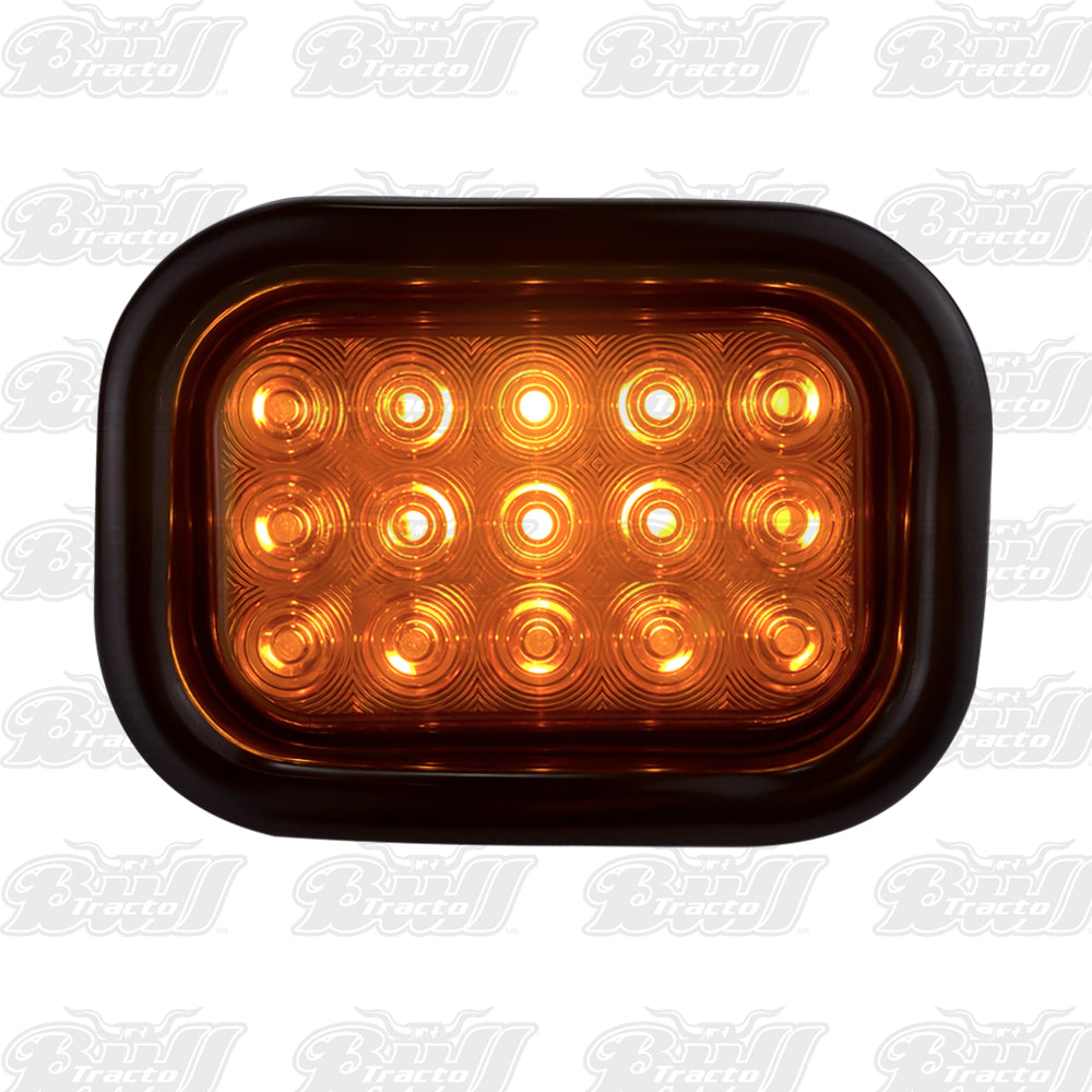 Rectangle Turn Signal Amber Rectangular Turn Signal – Shark Chrome Shop