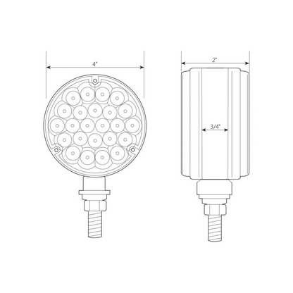 Double Sided Pear LED Light