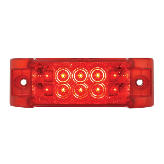 Wide Angle 10 LED Spyder Light In Red