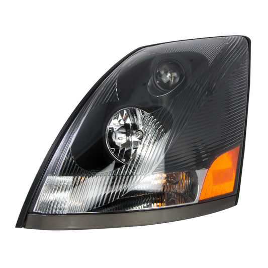 Volvo VN/VNL OE Style Headlight In Black