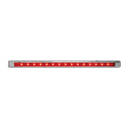 Ultra Thin 15 LED Light Bar in Red