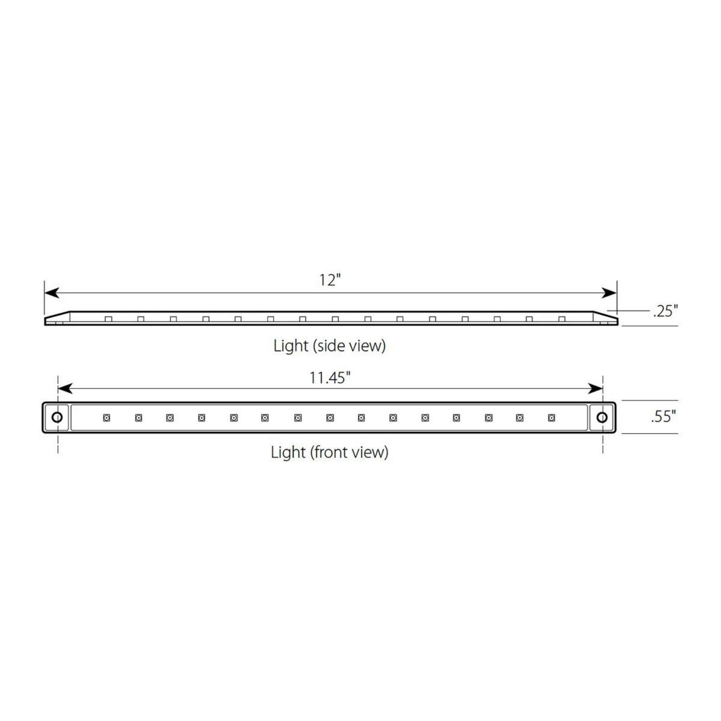 Ultra Thin LED Light Bar