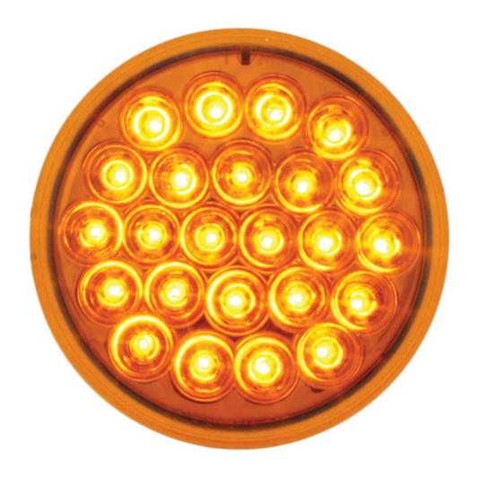4” Pearl 24 LED Light in Amber