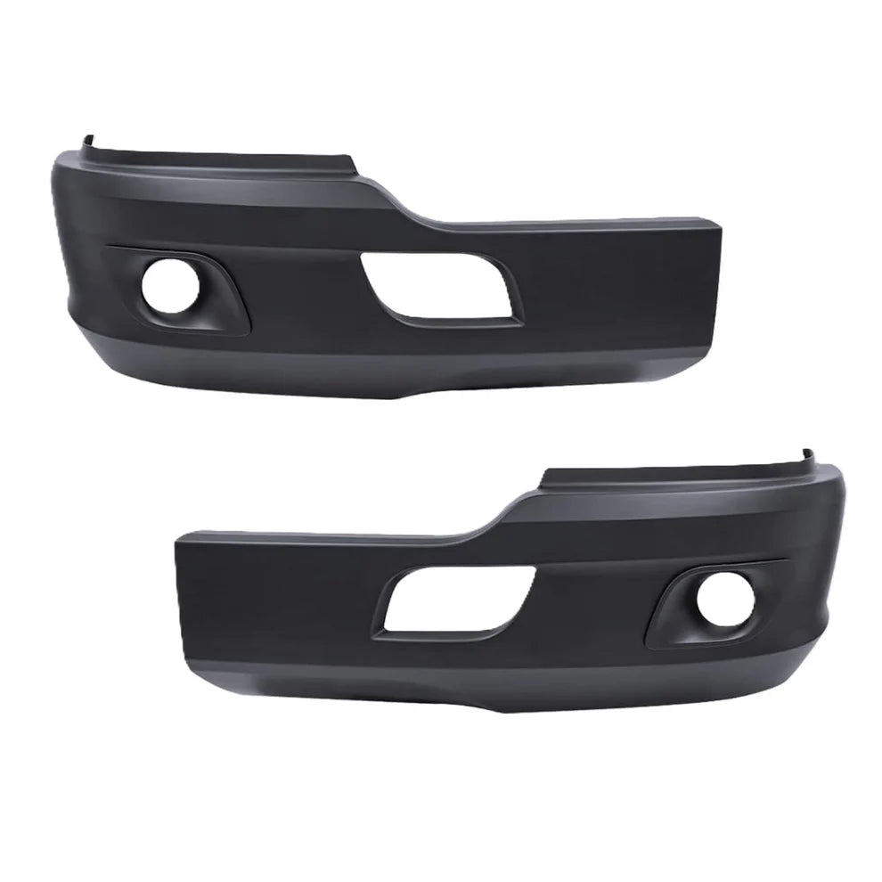 KENWORTH T680 BLACK PLASTIC BUMPER WITH FOGLIGHTS