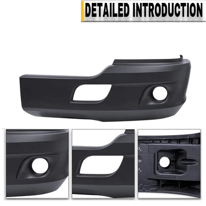 KENWORTH T680 BLACK PLASTIC BUMPER WITH FOGLIGHTS