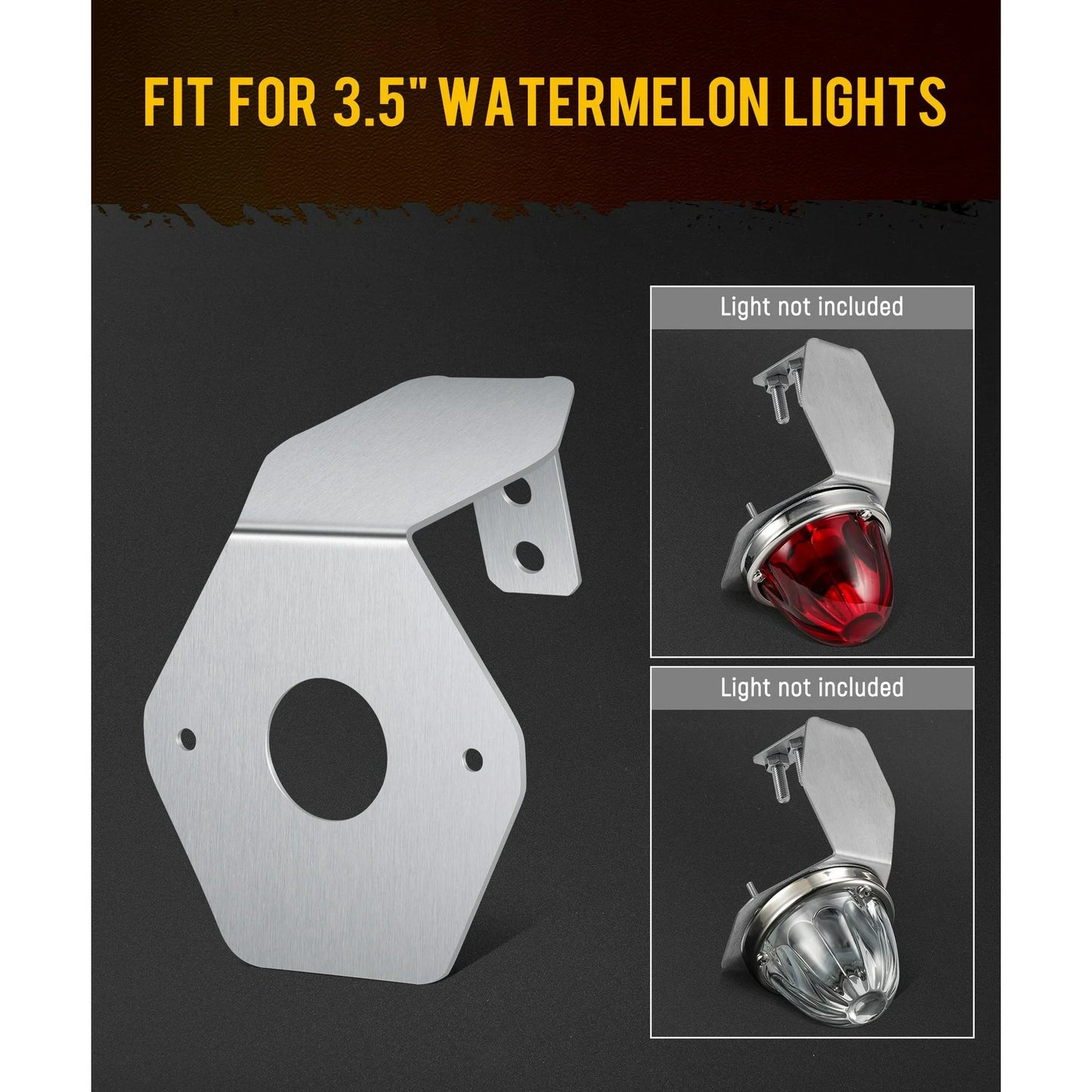 Mirror Turn Signal Bracket Kit Stainless Steel