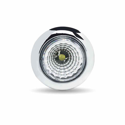 Clear Lens,LED Blue+Red Normal LED Lights 3/4"  Marker Round