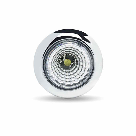 Clear Lens,LED Blue+Red Normal LED Lights 3/4"  Marker Round
