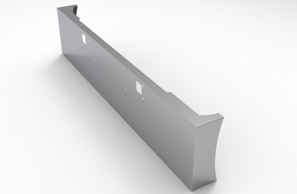 Kenworth Bumper Classic W900L American Eagle L-8  304 SS, 11 Gauge