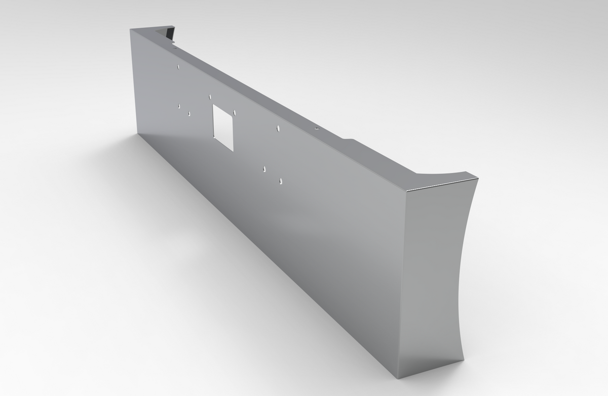 Peterbilt Bumper 357,378,379 Bumper Classic American Eagle 304 SS, 11 Gauge
