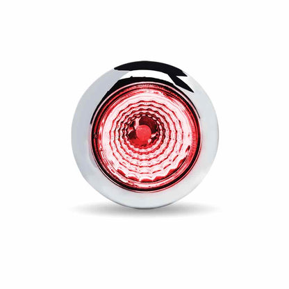 Clear Lens,LED Blue+Red Normal LED Lights 3/4"  Marker Round
