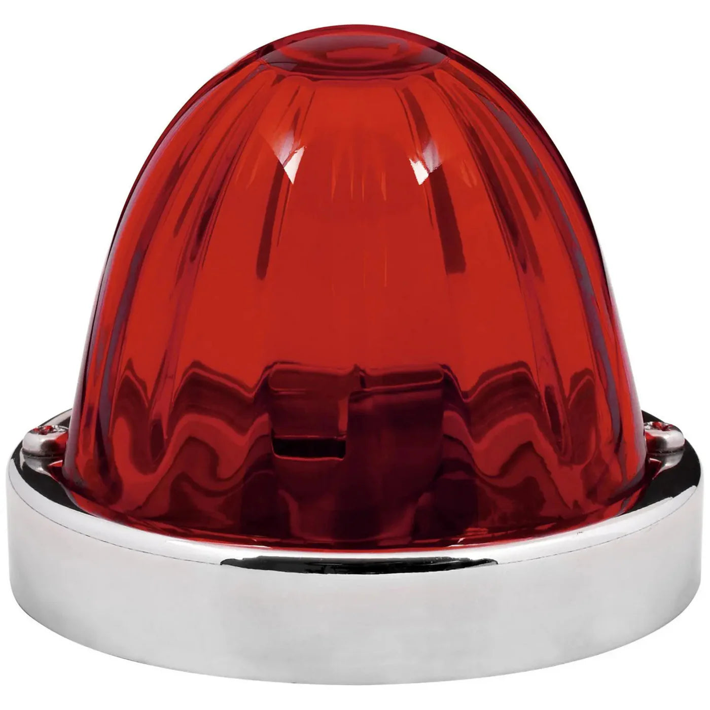 RED GLASS WATERMELON WITH RED 1157 BULB INCLUDED