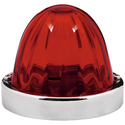 RED GLASS WATERMELON WITH RED 1157 BULB INCLUDED