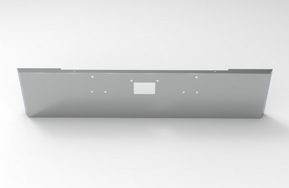 Peterbilt 379 Bumper Mitered End 304 SS, 11 Gauge