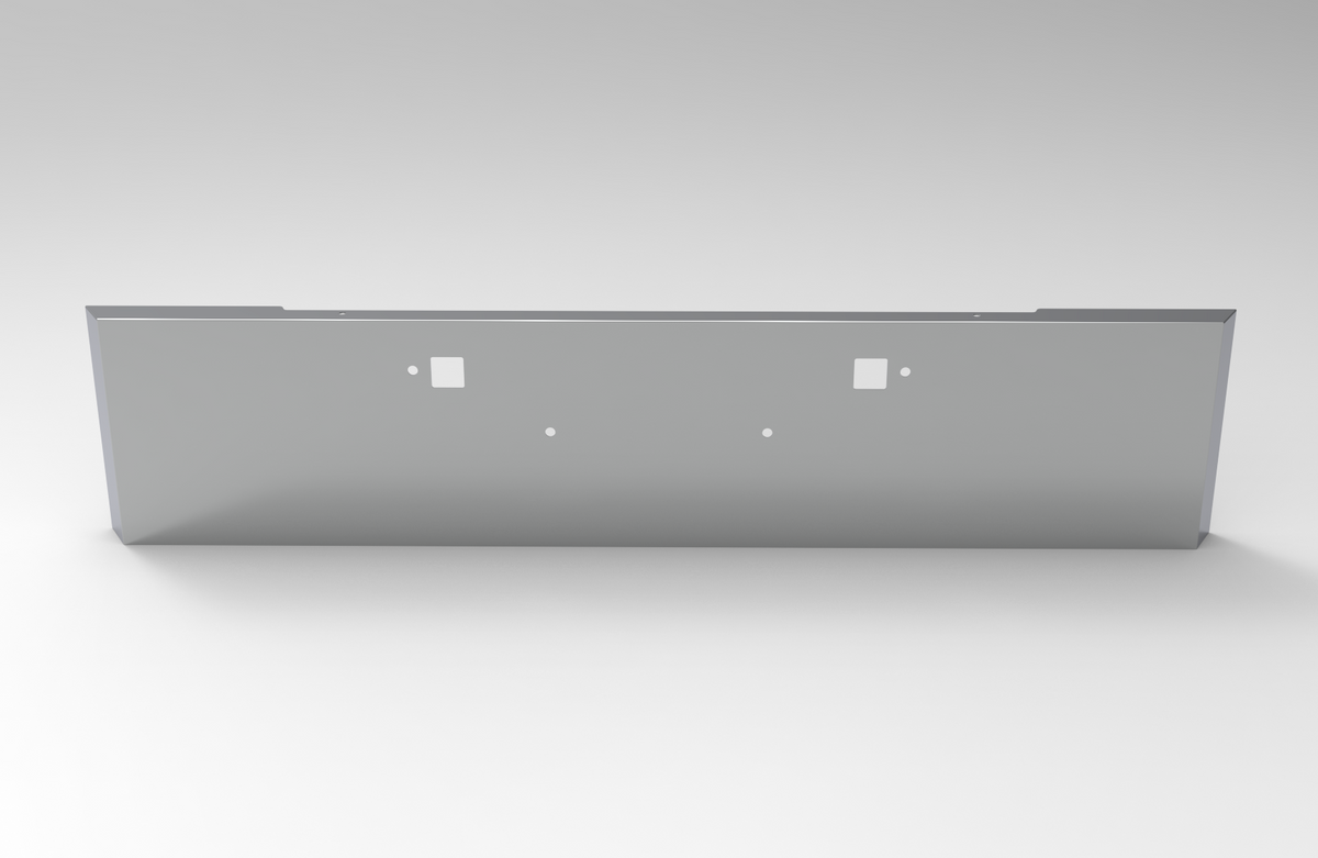 Peterbilt & W990 365,567,388,389 Classic Bumper  Mitered 304 SS, 11 Gauge