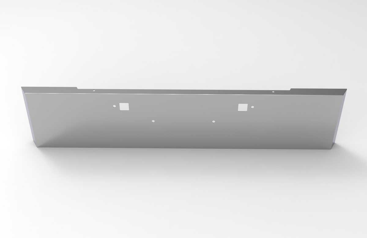 Peterbilt & W990 365,567,388,389 Classic Bumper  Mitered 304 SS, 11 Gauge
