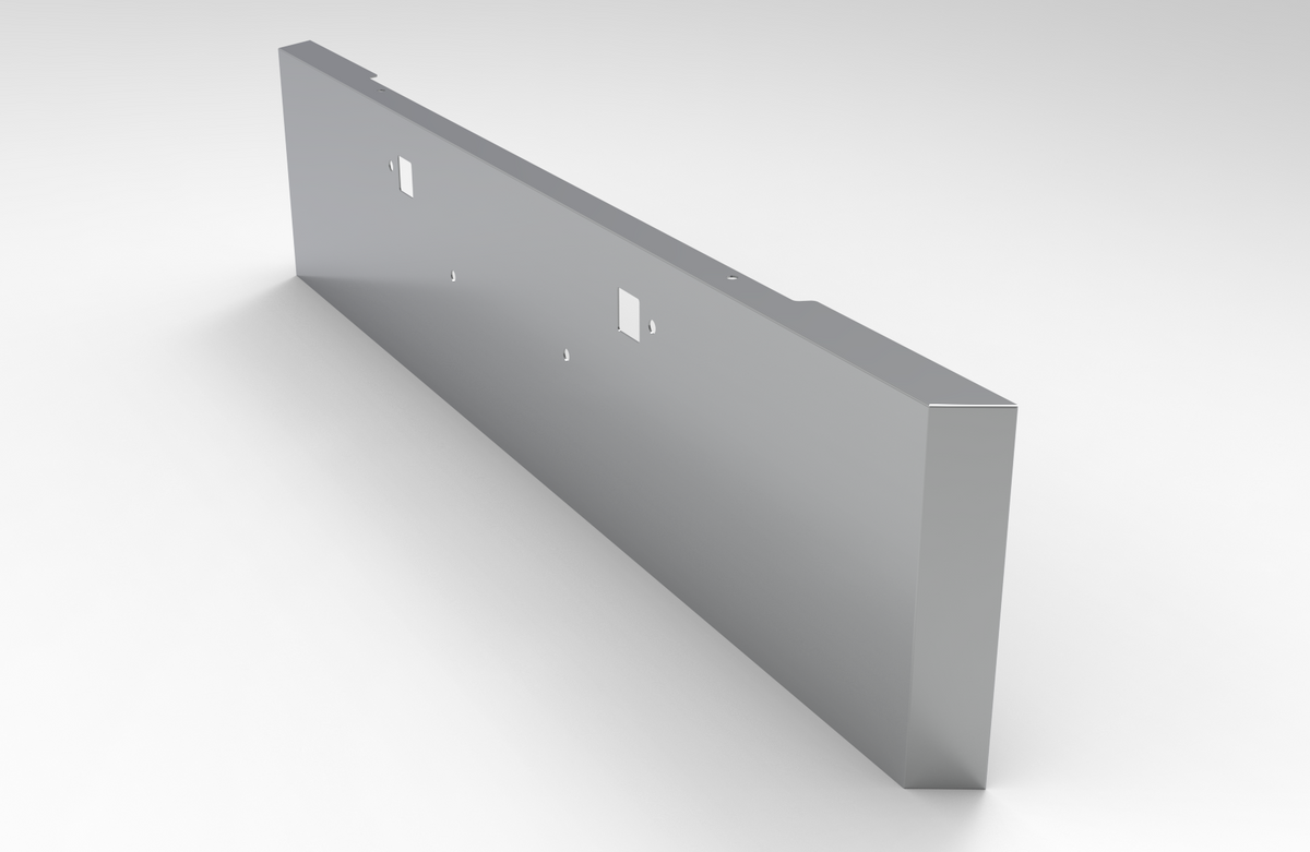 Peterbilt & W990 365,567,388,389 Classic Bumper  Mitered 304 SS, 11 Gauge