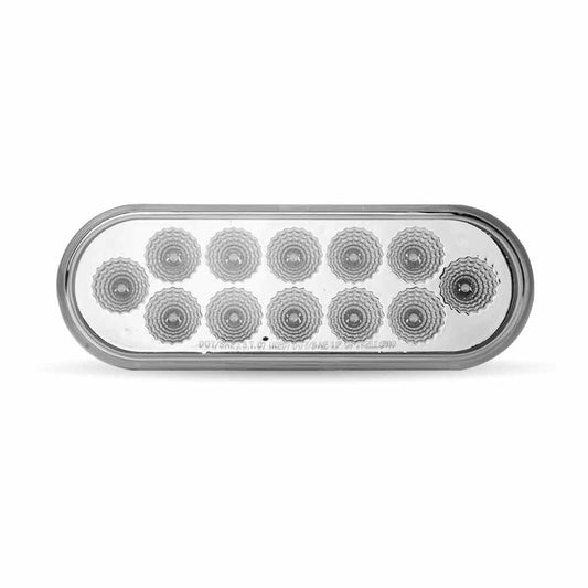 OVAL Clear Lens,LED Amber +Red Normal,Without plug ,rubber