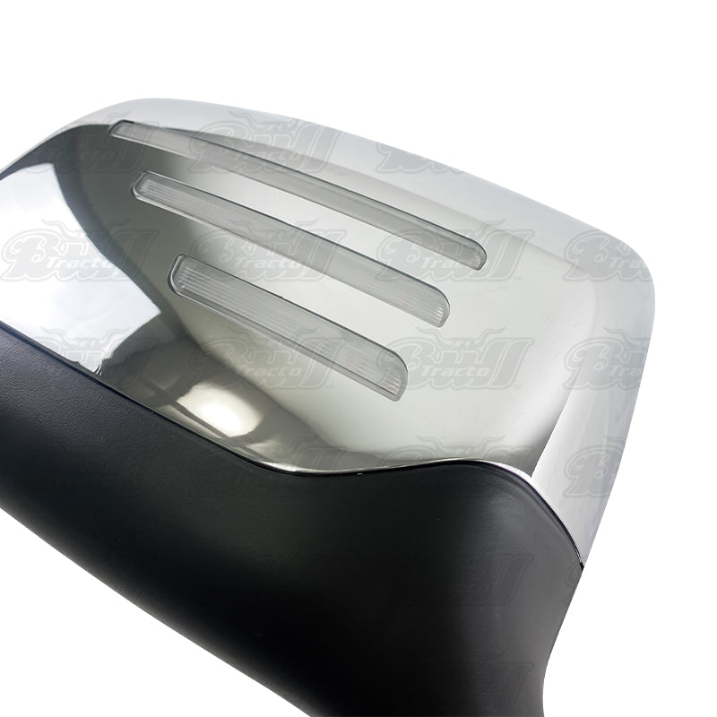 CLEAR STRIPES LIGHTS MIRROR  FITS: Kenworth T680 2011-2021  Peterbilt 579/587