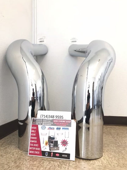 Premium Kenworth 45° Elbow Exhaust Set