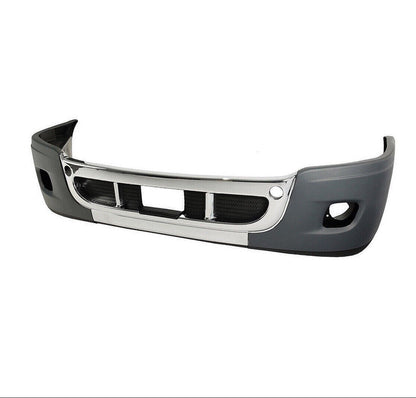 Freightliner Cascadia Center Chrome Bumper with Fog Lights