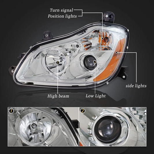 Kenworth T680 LED Projector Headlight FREE SHIPPING!