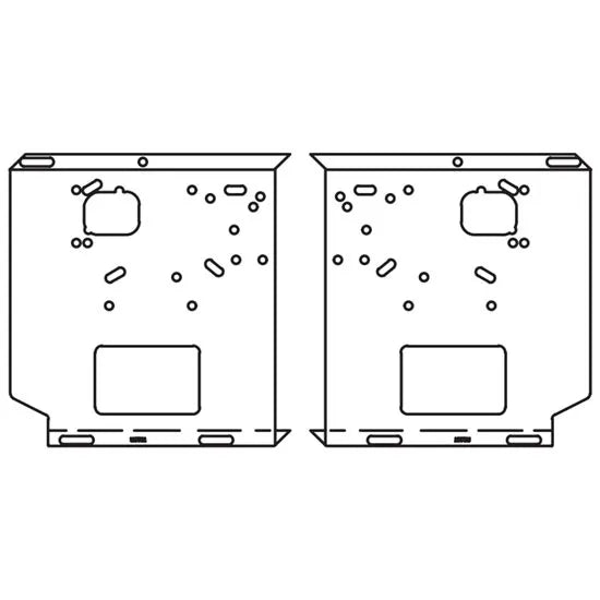 UST Valley Chrome Plate UNIVERSAL BRACKETS