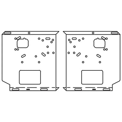UST Valley Chrome Plate UNIVERSAL BRACKETS