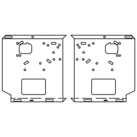 UST Valley Chrome Plate UNIVERSAL BRACKETS