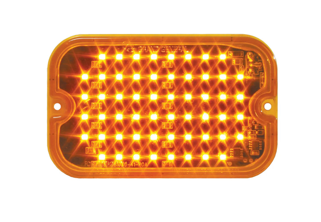 56 LED Rect. Multi-Strobe Light, 15 Flash Pattern